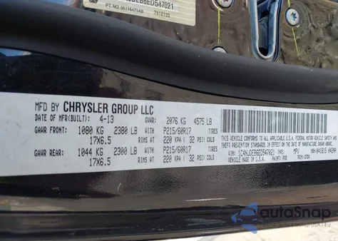 2014 Jeep Compass Latitude z USA, uszkodzony, nr VIN 1C4NJDEB6ED547021